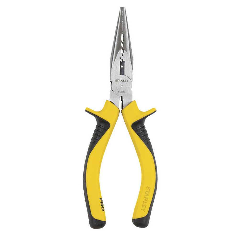 [H0484053] Pinza De Punta Professional Stanley 6. Acero Cromo Niquel. 6 (152 Mm)