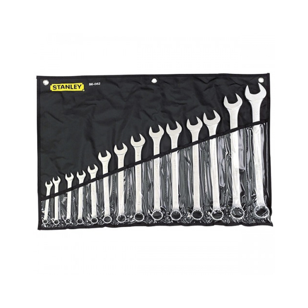 [H0486081] Juego Llaves Combin Stanley 14pcs 8-24mm (d). Cromo Vanadio. 14 Piezas