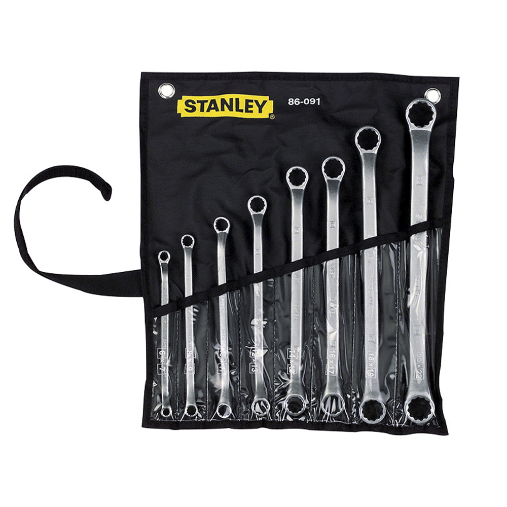 [H0486091] Juego Llaves Cerradas Stanley 8 Pcs. Cromo Vanadio. Piezas