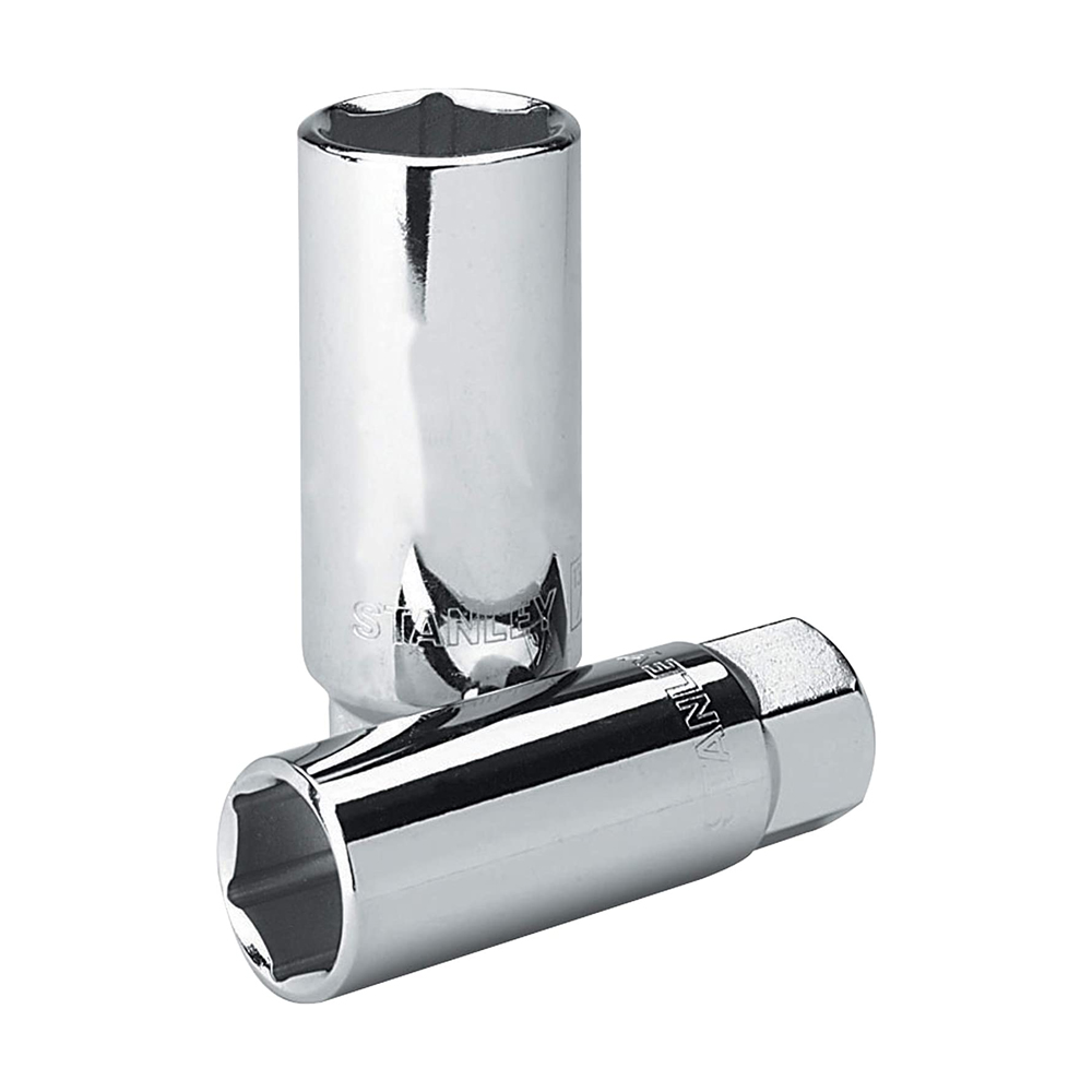 [H0486380] Socket Sacabujia Stanley De 3/8 5/8. Cromo Vanadio. X 5/8