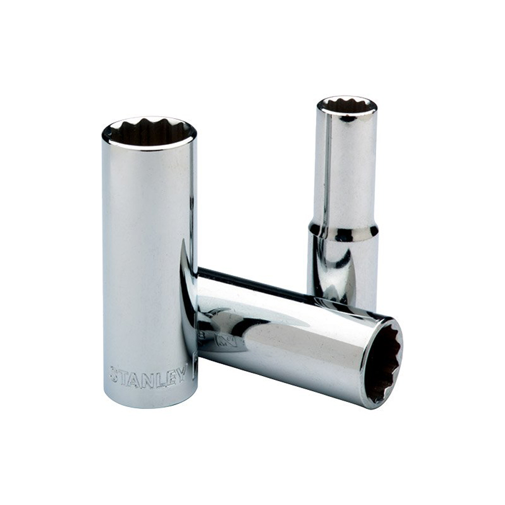 [H0486426] Socket Stanley 1/2 Largo 12pt. Cromo Vanadio. X 18mm