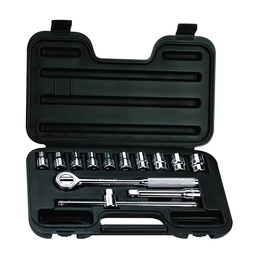 [H0486501] Juego Socket Stanley R-1/2 14pcs 10-22mm. Cromo Vanadio. 14 Piezas