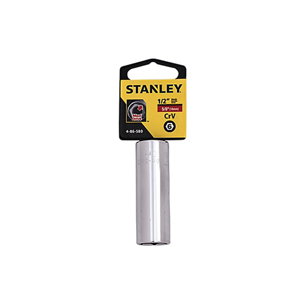 [H0486580] Socket Sacabujia Stanley De 1/2 5/8. Cromo Vanadio. X 5/8