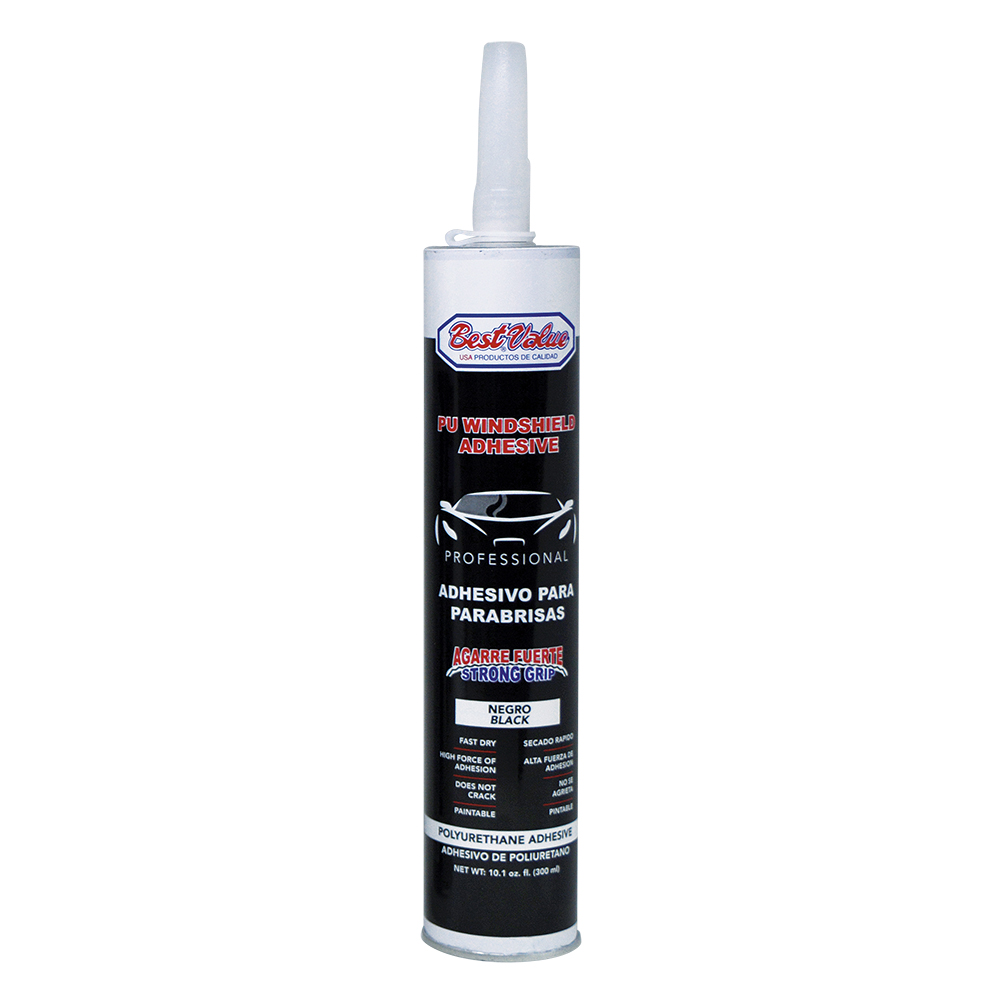 [A03125] Adhesivo Para Parabrisas Pu Negro. 300ml. (en Rollo)
