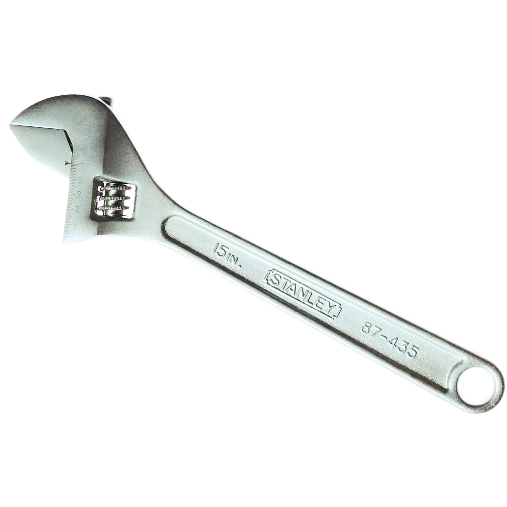 [H0487435] Llave Ajustable Stanley De 15. Cromado. 15 (381 Mm)