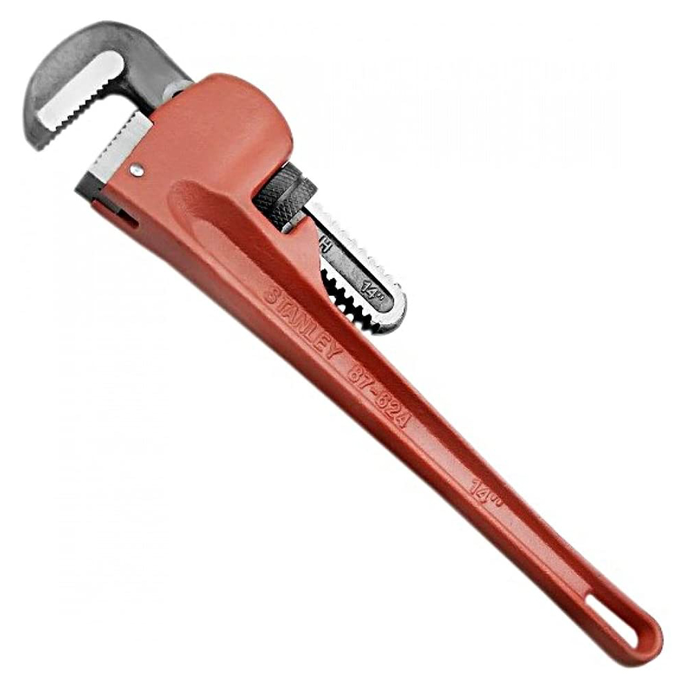 [H0487624] Llave De Tubo Stanley 14. Cromo Molibdeno. 14 (355 Mm)