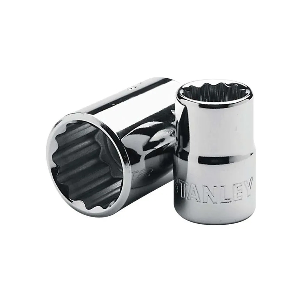 [H0488820] Socket Stanley 1/2 Corto 15/1612pt. Cromo Vanadio. X 15/16