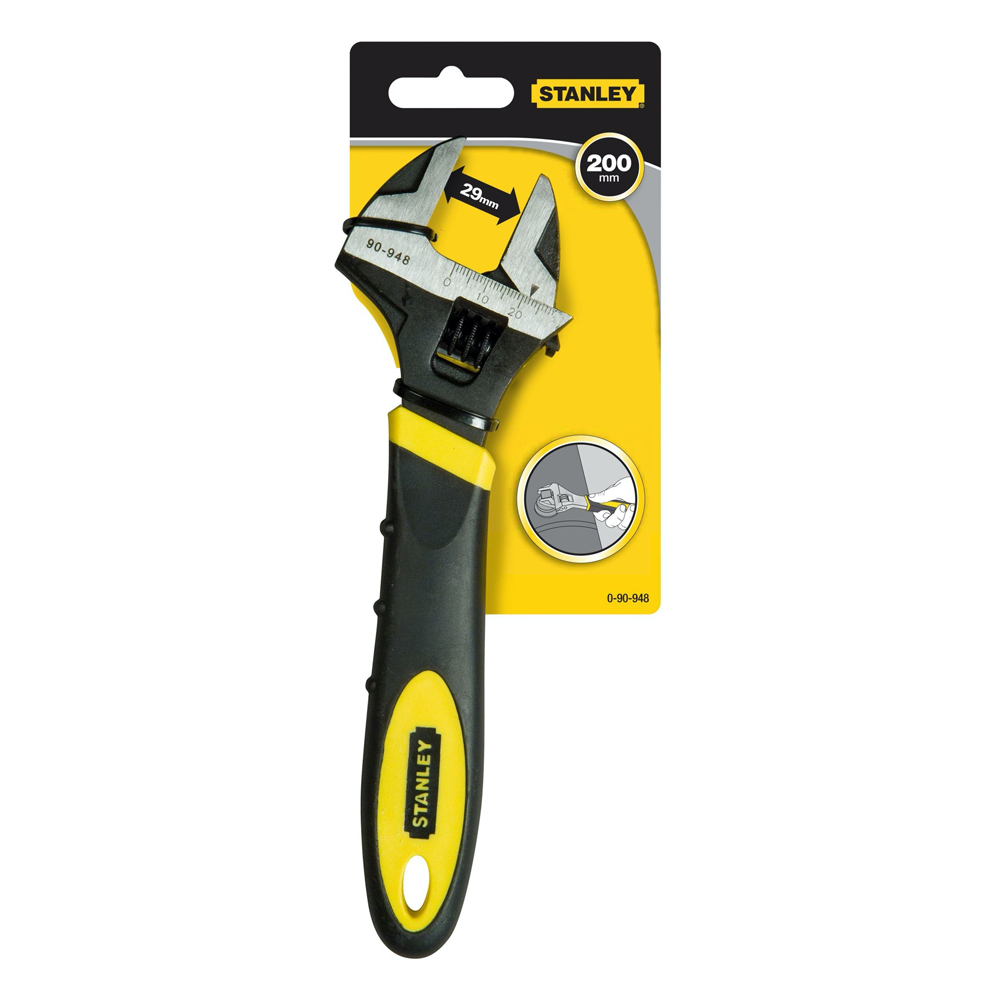 [H0490948] Llave Ajustable Ergonomica Stanley 8. Ergonómico. 8 (200 Mm)