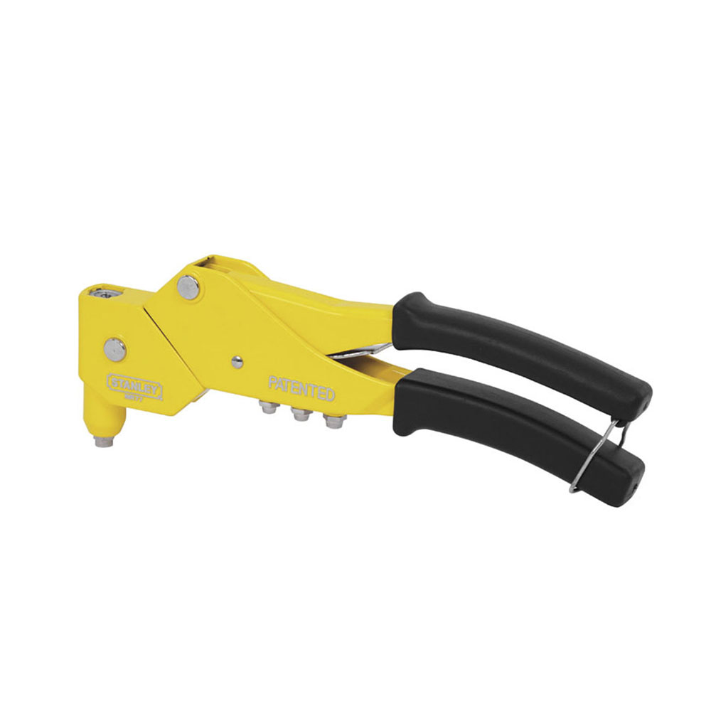 [H04MR77] Remachadora Stanley Cabeza Giratoria. Metal. 4 Boquillas