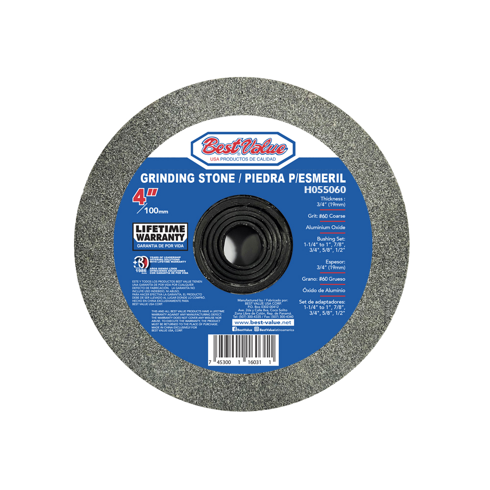 [H055060] Piedra Esmeril 4 X3/4x1-1/4 #60