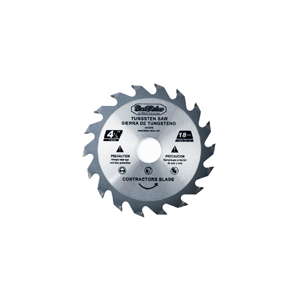 [H07076] Sierra Circular 4-1/2 18 Dts. Tungsteno. Tpi