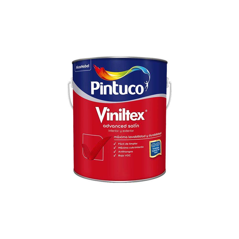 [A14303] Nuevo Viniltex Latex Satin Blanco Caneca 5 Gl (18. 925l)
