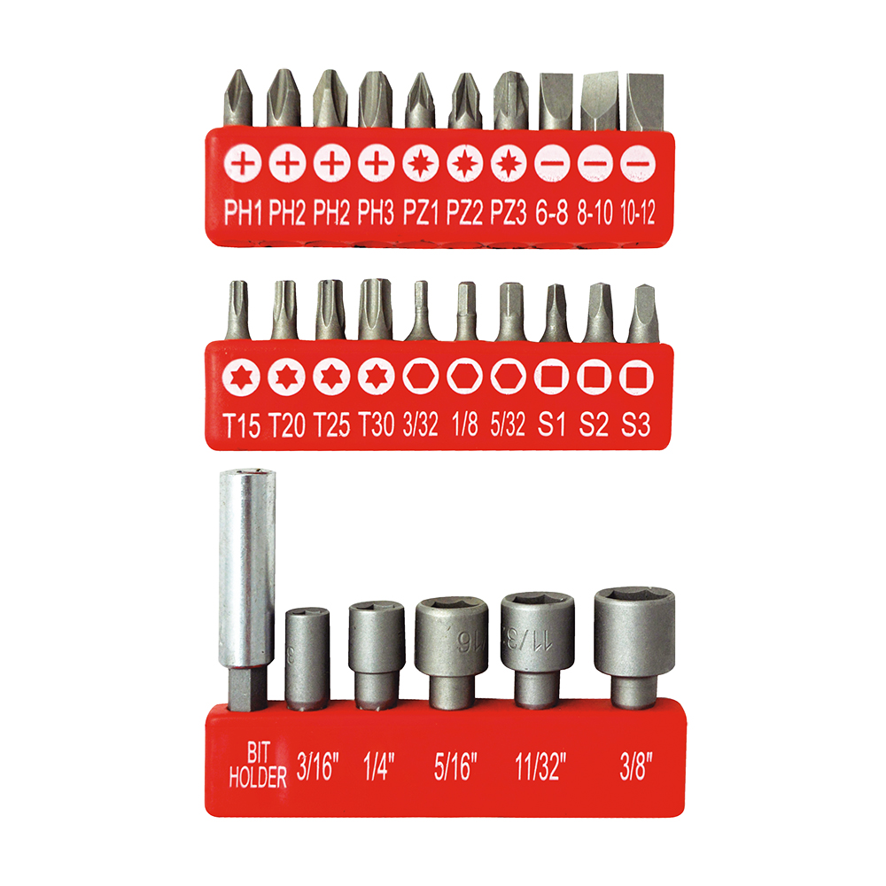 [H071505] Juego De 29 Puntas. Cromo Vanadio. Pcs