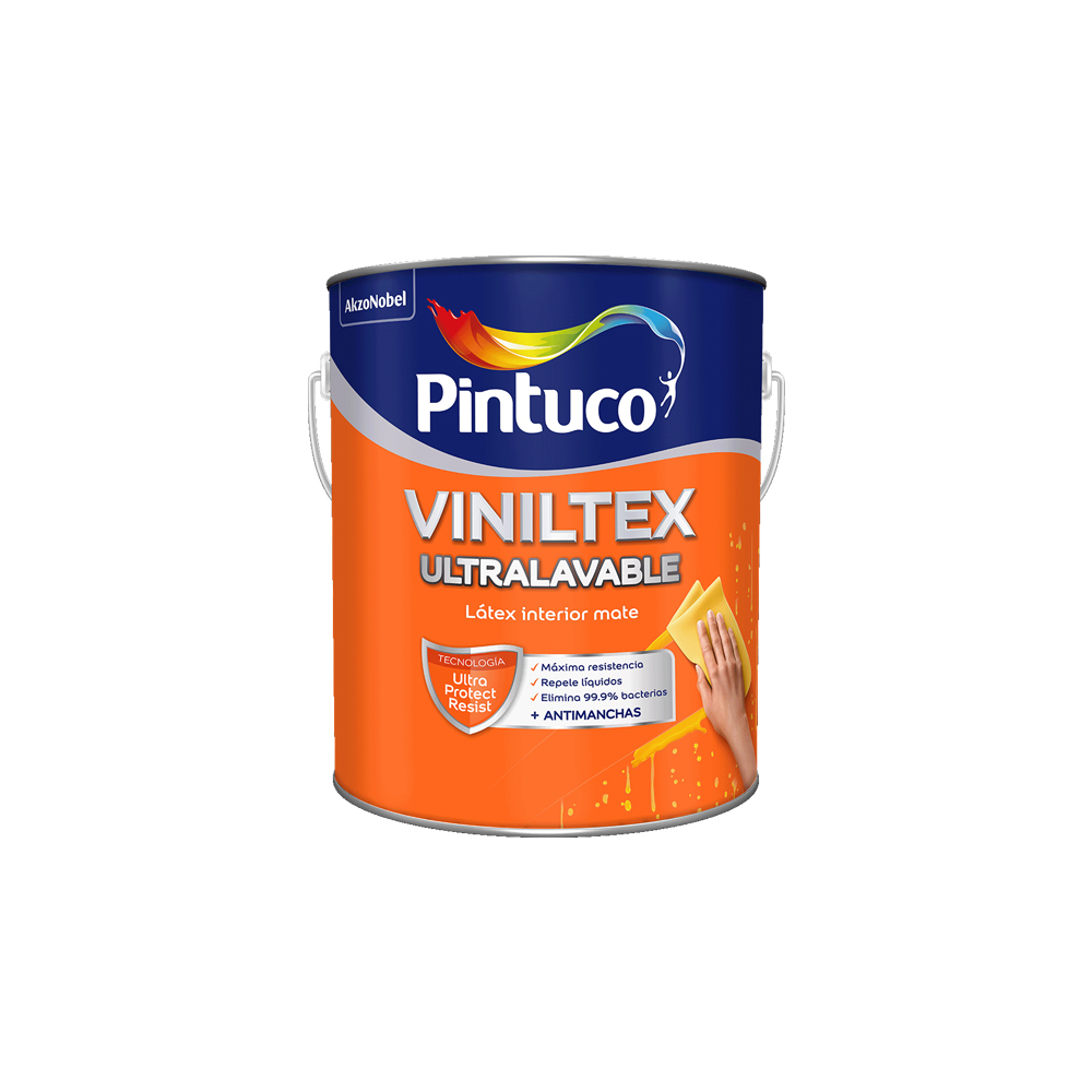 [A14307] Viniltex Ultralavable Mate Blanco 01gl (3. 785l)