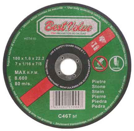 [H07409] Disco Para Cortar Concreto 4-1/2x 1/16. Verde. 4-1/2 X 1/16