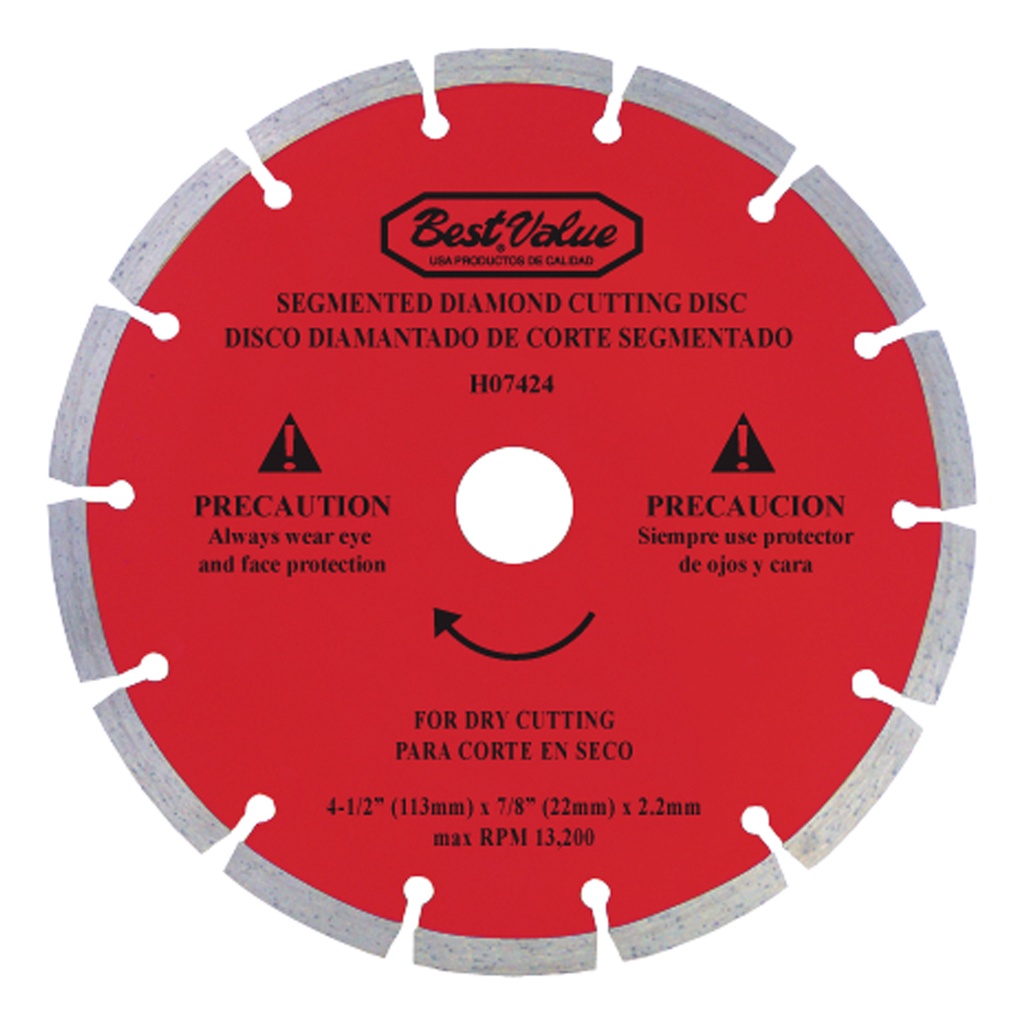 [H07427] Disco D/diamante Para Piedra 7. Rojo. 7