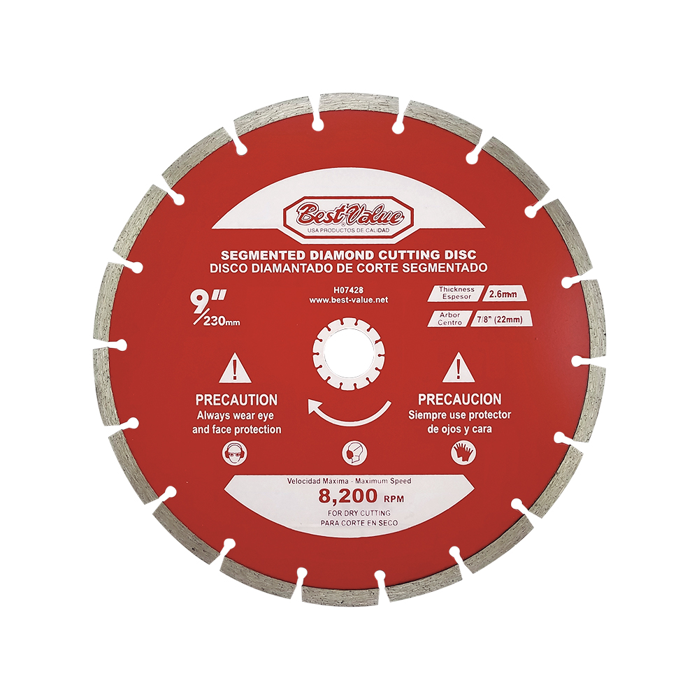 [H07428] Disco D/diamante Para Piedra 9. Rojo. 9