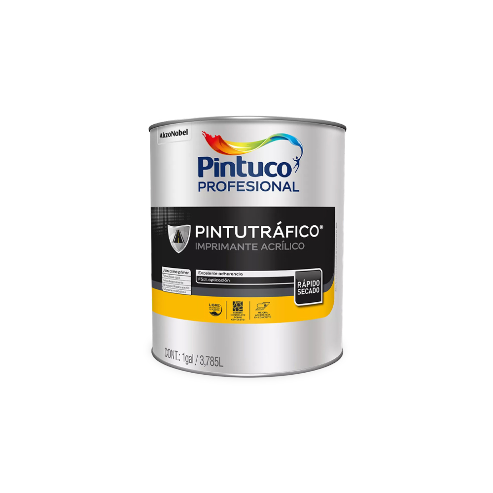 [A14405] Pintura Para Trafico Amarillo 1 Gl (3. 785l)