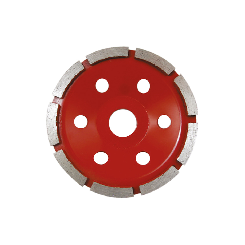[H07434] Copa Diamantada/segmentada 7-1/4 8mm. Rojo.