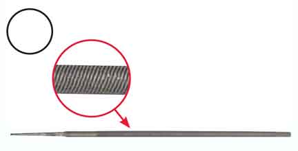 [H0760807] Lima Para Motosierra 7/32 (8). Plateado. 8(200mm)