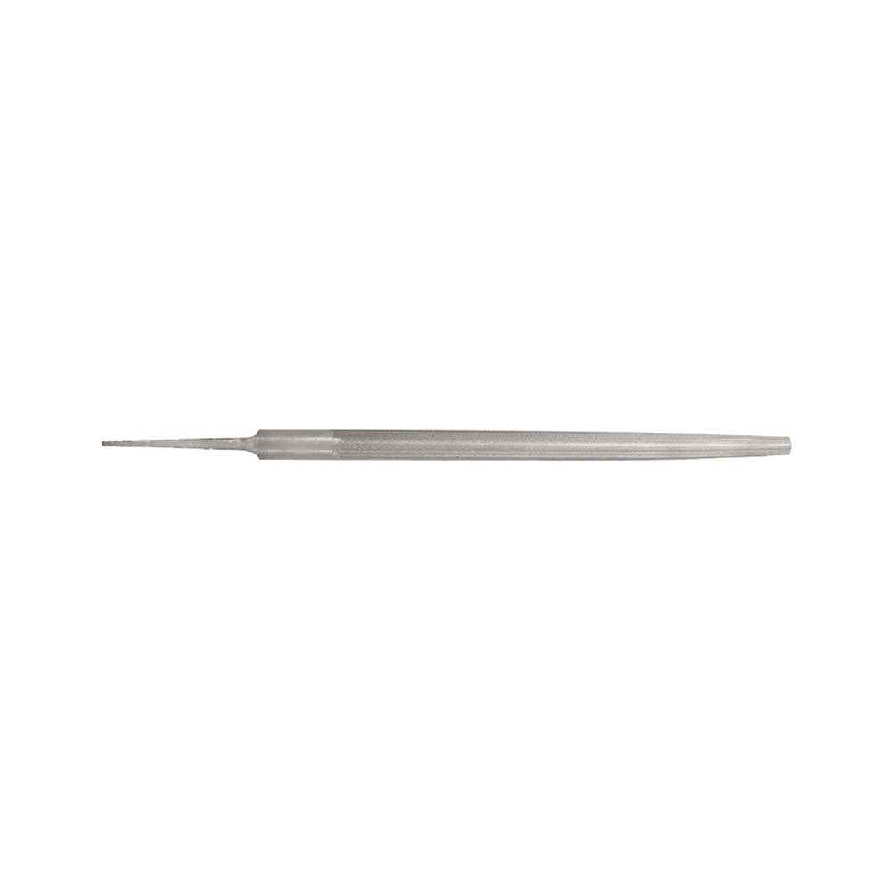 [H0760904] Lima Triangular Para Serrucho 4. Plateado. 4(100mm)