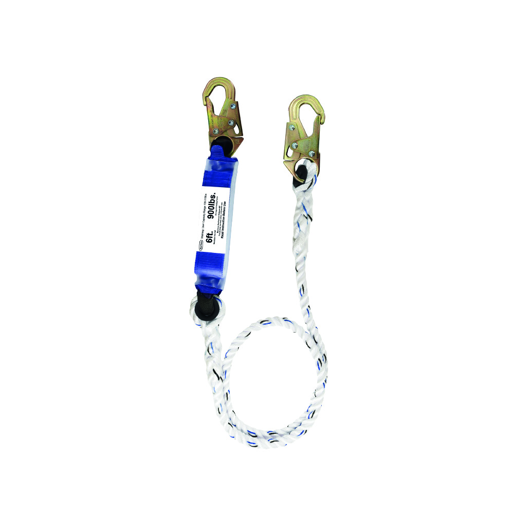 [H11064] Linea De Vida Poliester Con Absorbedor. Azul. 140kgs