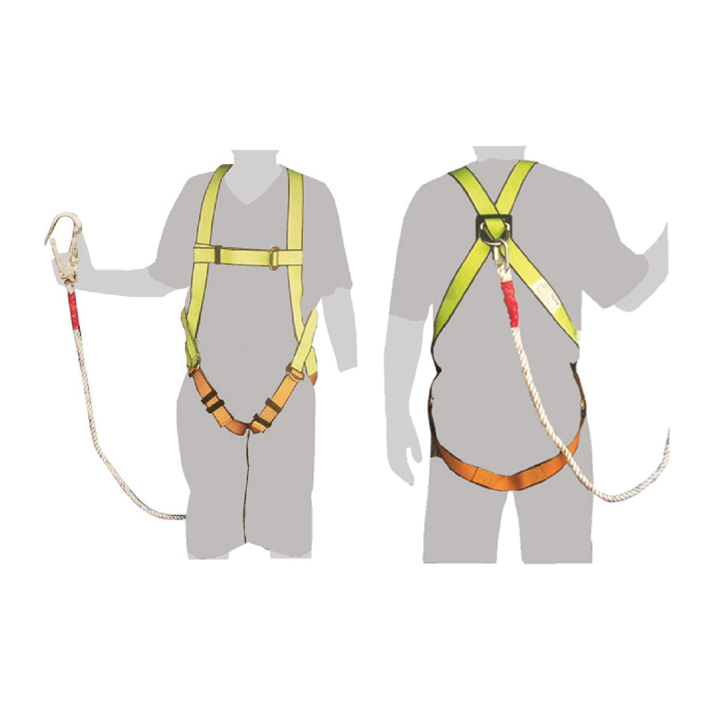 [H11096] Arnes D/seguridad Con Linea. Amarillo. 45mm Nylon