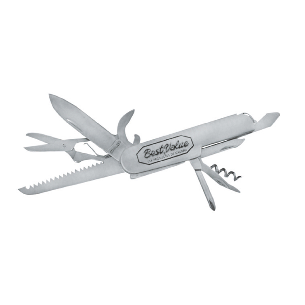 [H12012] Cuchilla 10 En 1. Plateado. 6(150mm)