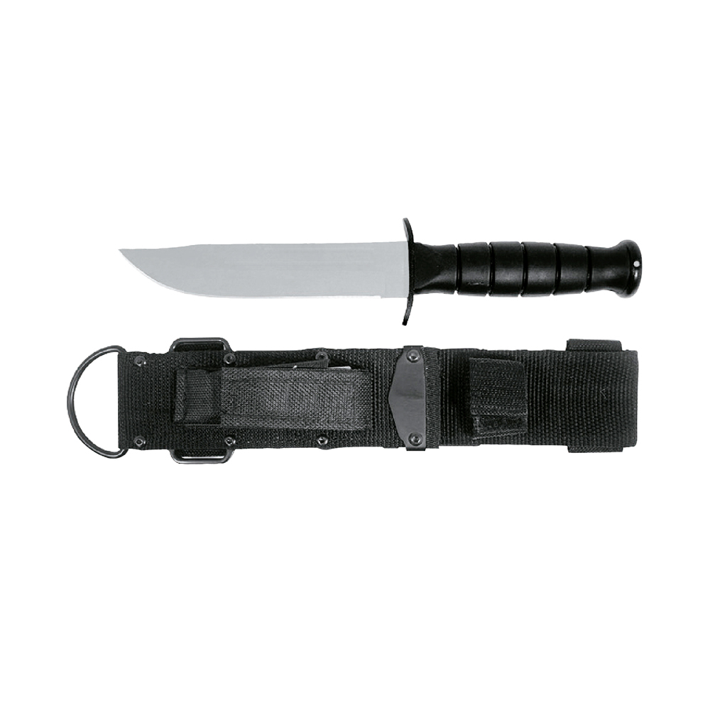 [H12026] Puñal De Caza Deportiva Con Estuche. Negro. 10(250mm)