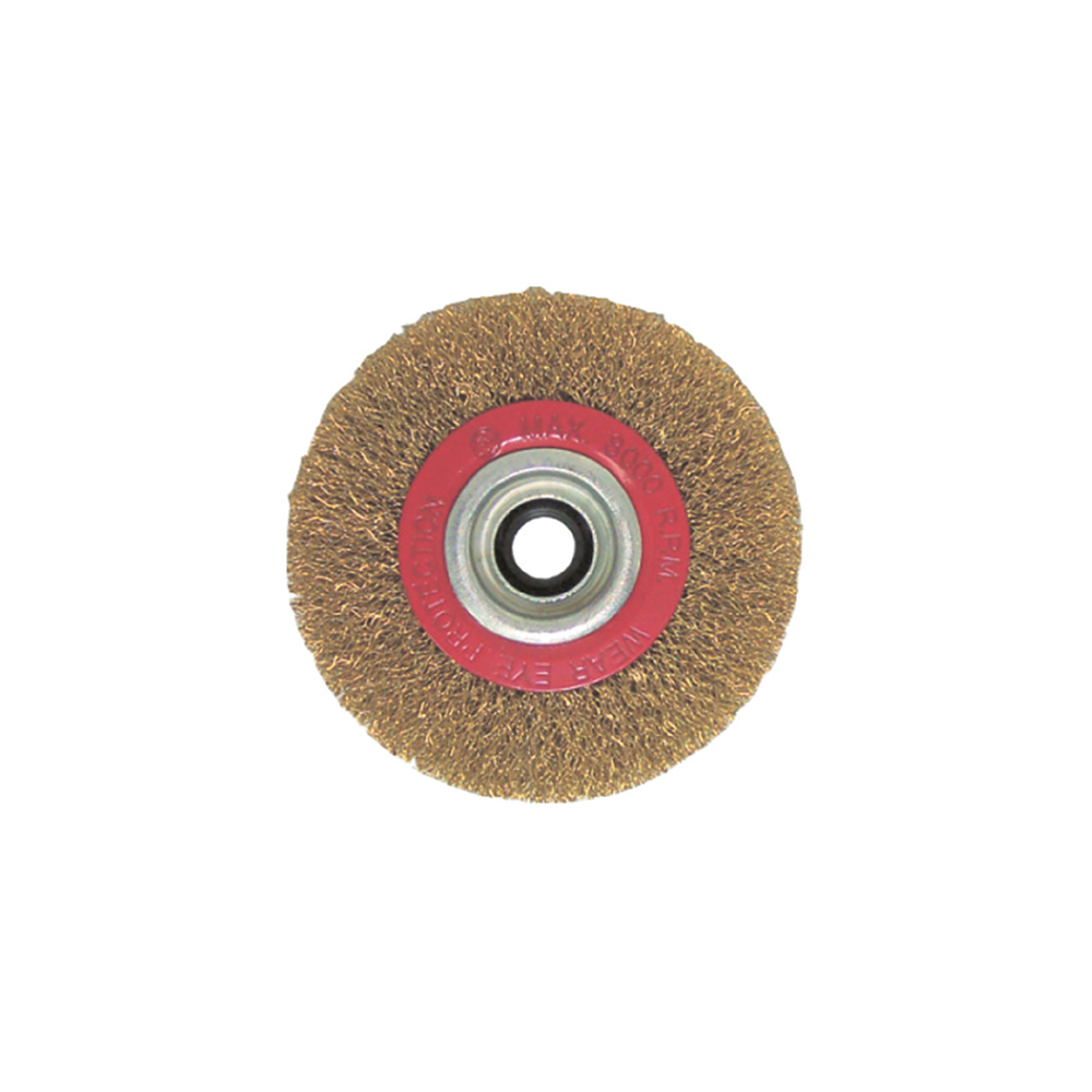 [H16035] Cepillo Circular De Alambre 5x1x 1/2. Bronce. 5