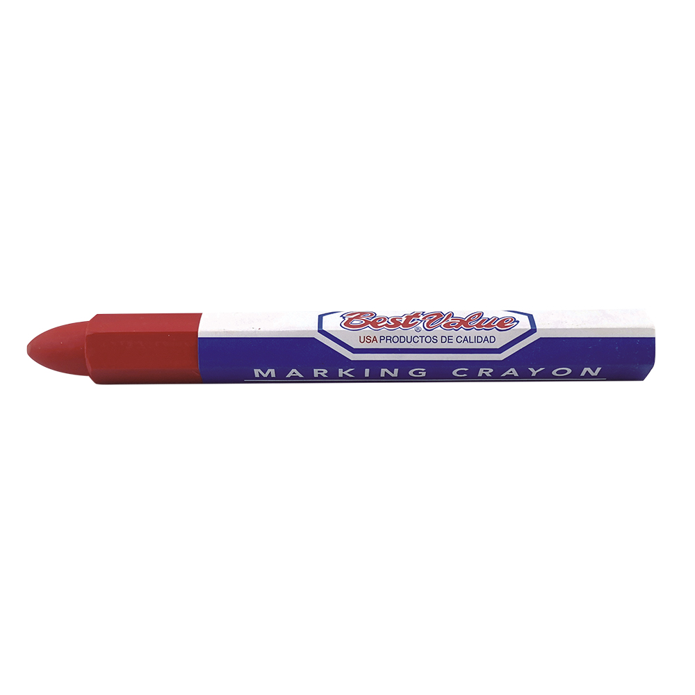 [H16297] Crayon Bestvalue Rojo 6pzas. Rojo. 4-3/4