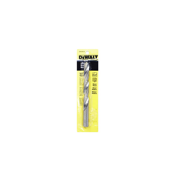 [H1821007] Broca Metal Hss Dewalt 1/2 Dw130012c. Acero De Alta Velocidad.