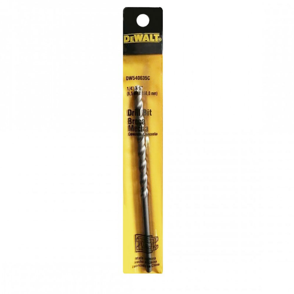 [H1821009] Broca Percusion Dw 1/4 X 6 Dw540635c. Punta Carburo.