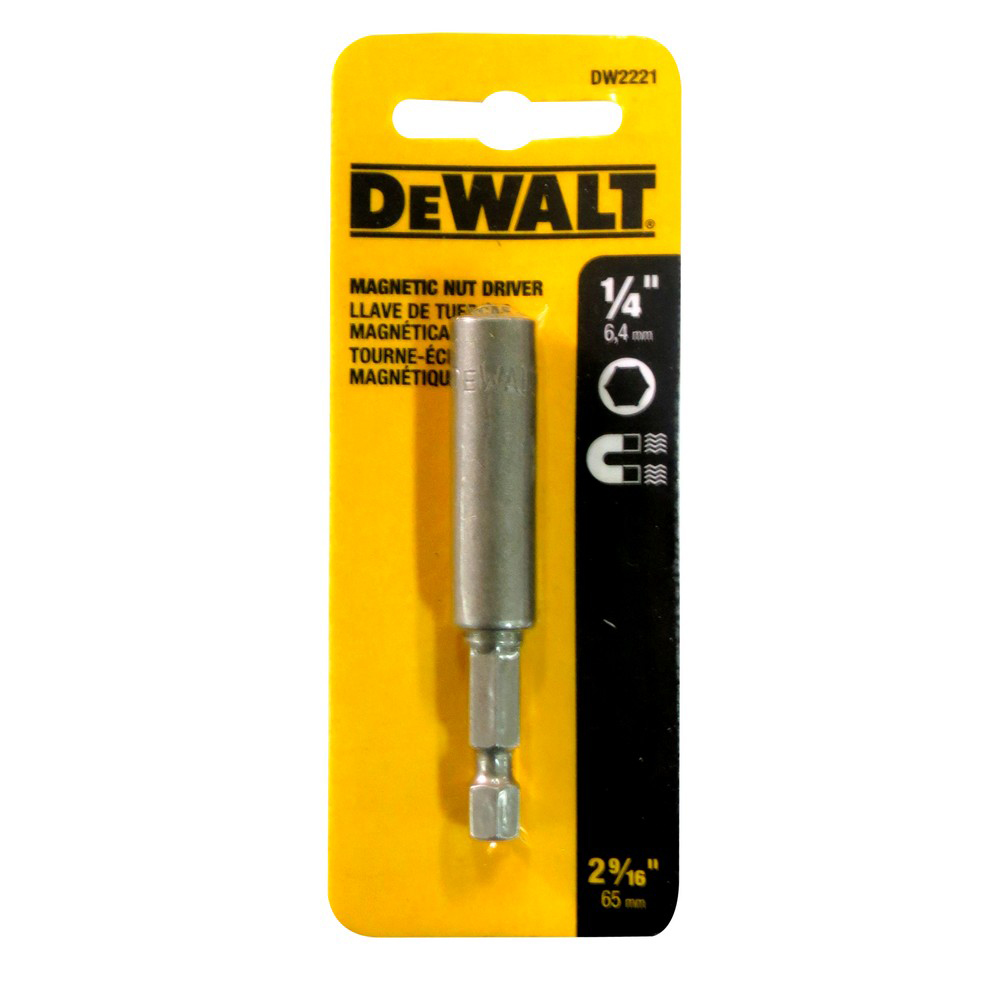 [H1821401] Porta Dado 1/4x2-9/16 Dewalt Dw2221z. Acero. 1/4 X 2-9/16