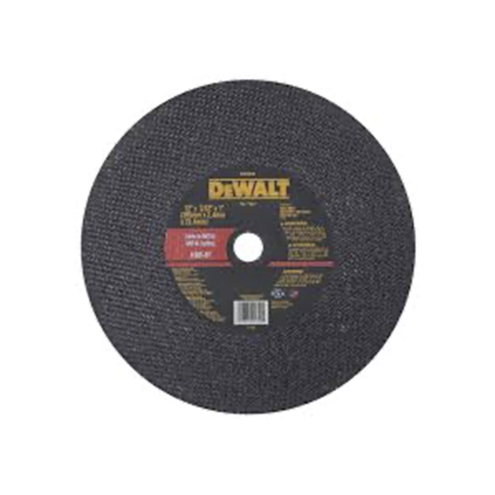 [H1821506] Disco Corte Metal 12x3/32x1 Dw44620. Gano Oxido De Aluminio. 12 X 3/32 1