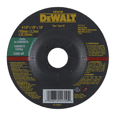 [H1821514] Disco Corte Concreto 4-1/2x1/8 Dw44700