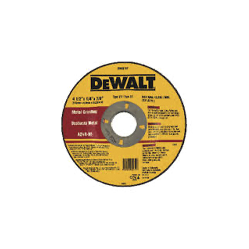 [H1821602] Disco Desbaste Metal 4-1/2x1/4 Dw4514f. Gano Oxido De Aluminio. 4-1/2 X 1/4