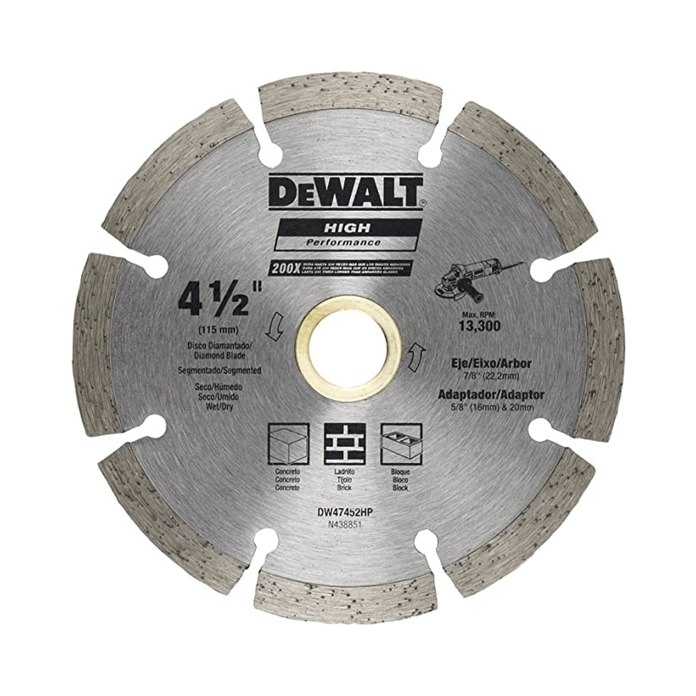 [H1821701] Disco Diamante Continuo Concreto 4-1/2 Dw47451hp. Industrial. X 7/8