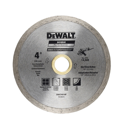[H1821703B] Disco Diamante Continuo Concreto Dewalt 4 Dw47401hp. Industrial. X 7/8