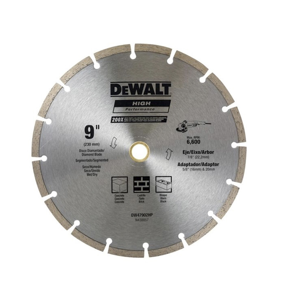 [H1821708] Disco Diamante Segmentado Concreto Dw 9 Dw47902hp. Industrial. X 7/8