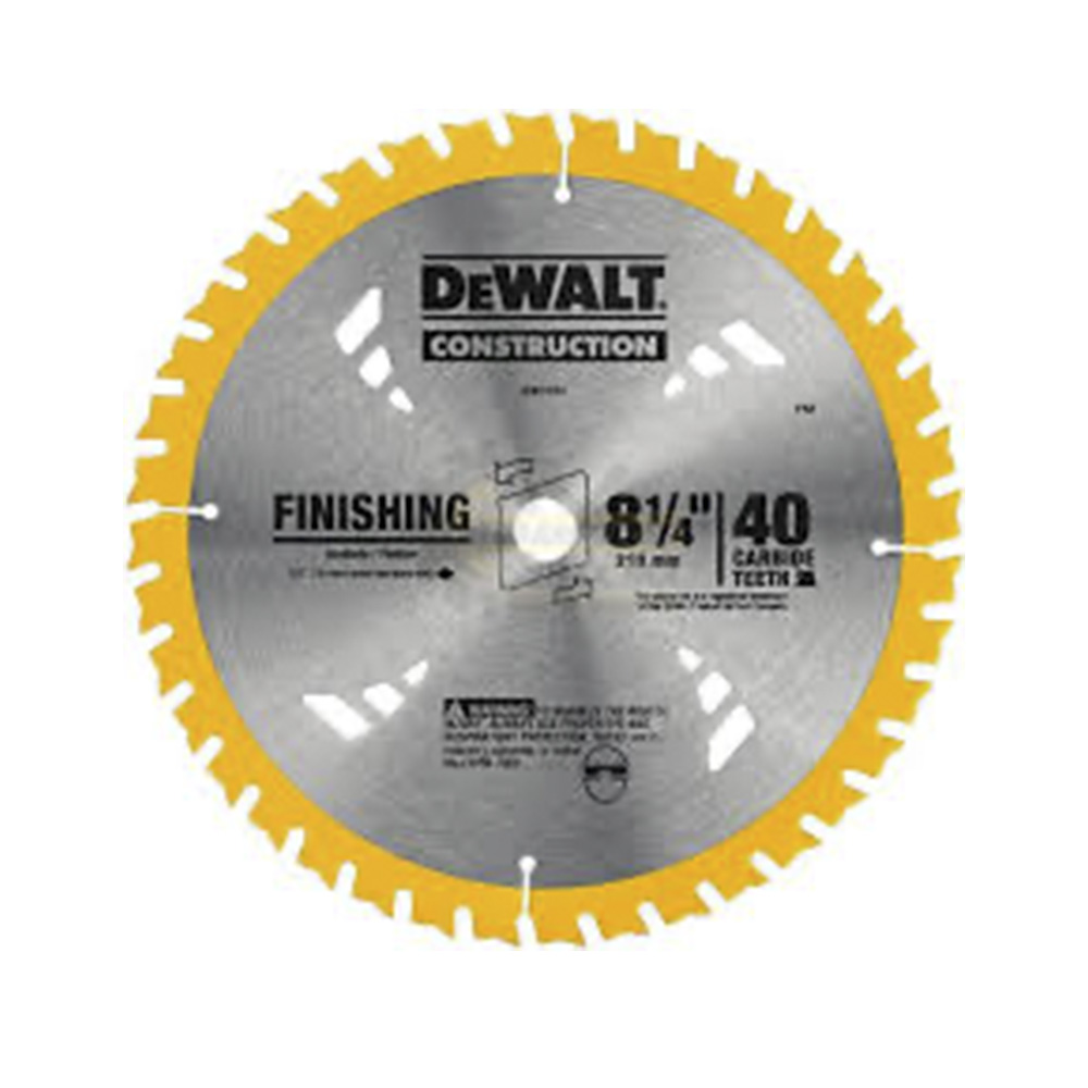 [H1822204] Disco Carburo Dewalt 8-1/4x40d Dw3184. De Tungsteno. 8-1/4 X 40d