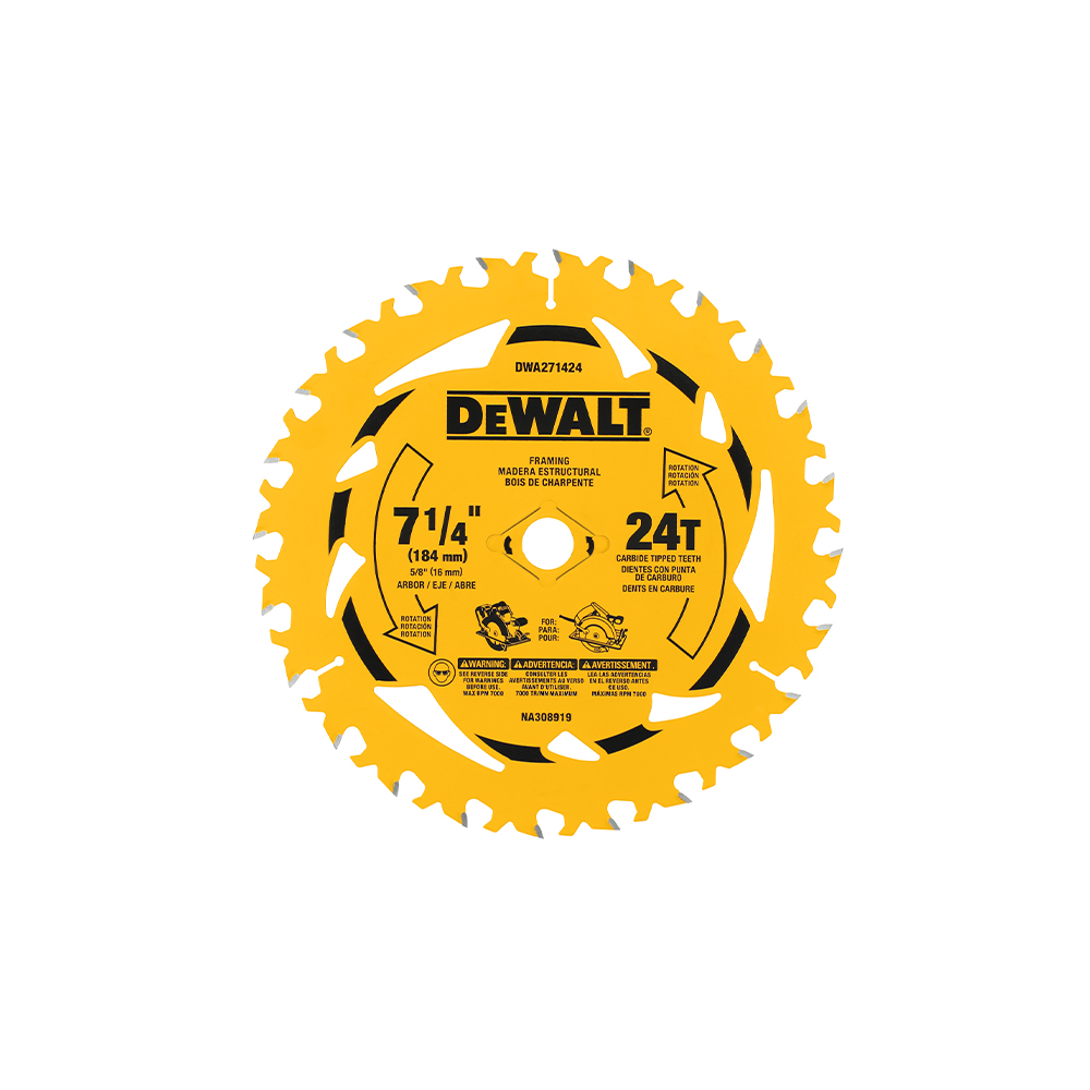 [H1822208] DISCO CARBURO DEWALT 7-1/4"X24D DWA271424
