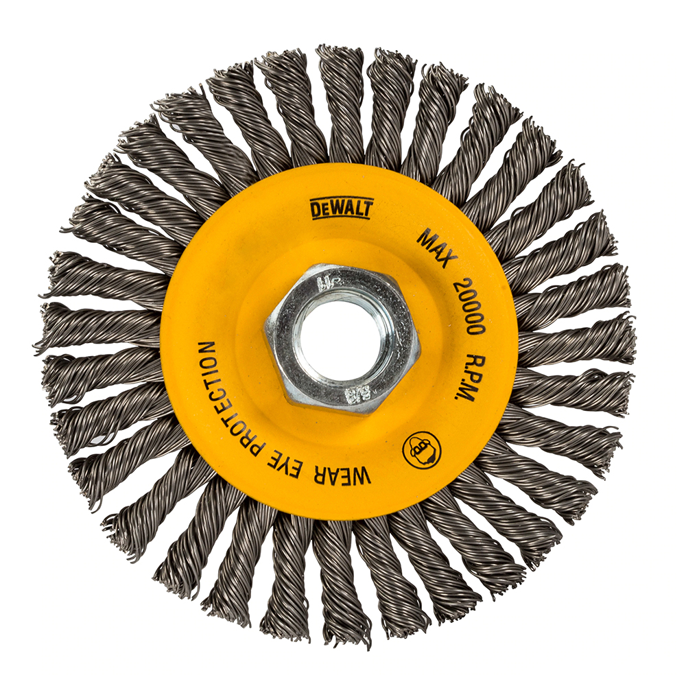 [H1822603] Cepillo De Alambre Rueda 4 Dw4930. Acero Al Carbono.