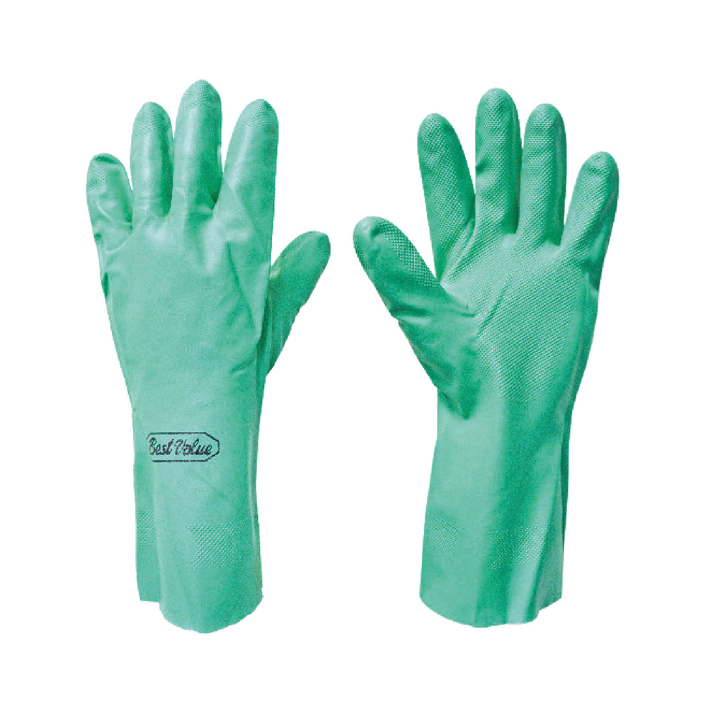 [H19120] Guante De Nitrilo 13 #9. Verde. #9