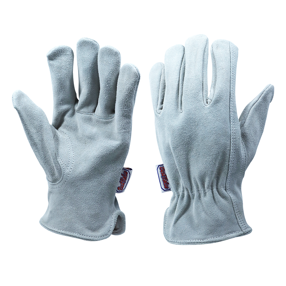 [H19201] Guante De Cuero Premium. Gris