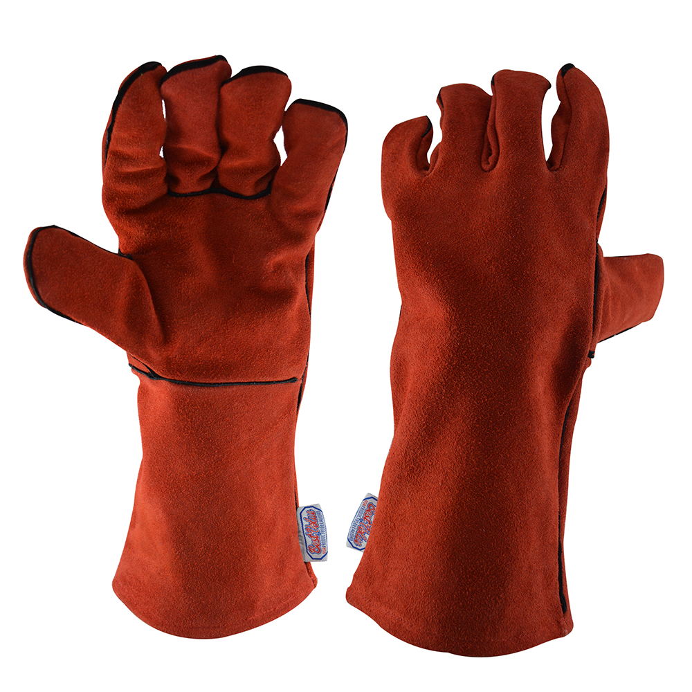 [H19315] Guante Soldador 14 Industrial. Rojo. 14(350mm)
