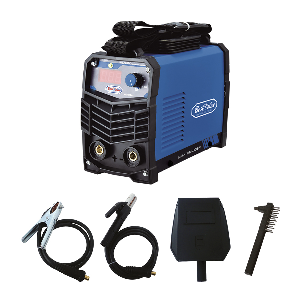 [H27021] Soldadora Inverter 200 Amp 120-220v 50/60hz 7. 1-3. 4kw. Azul. 3. 4-7. 1kw 200amp