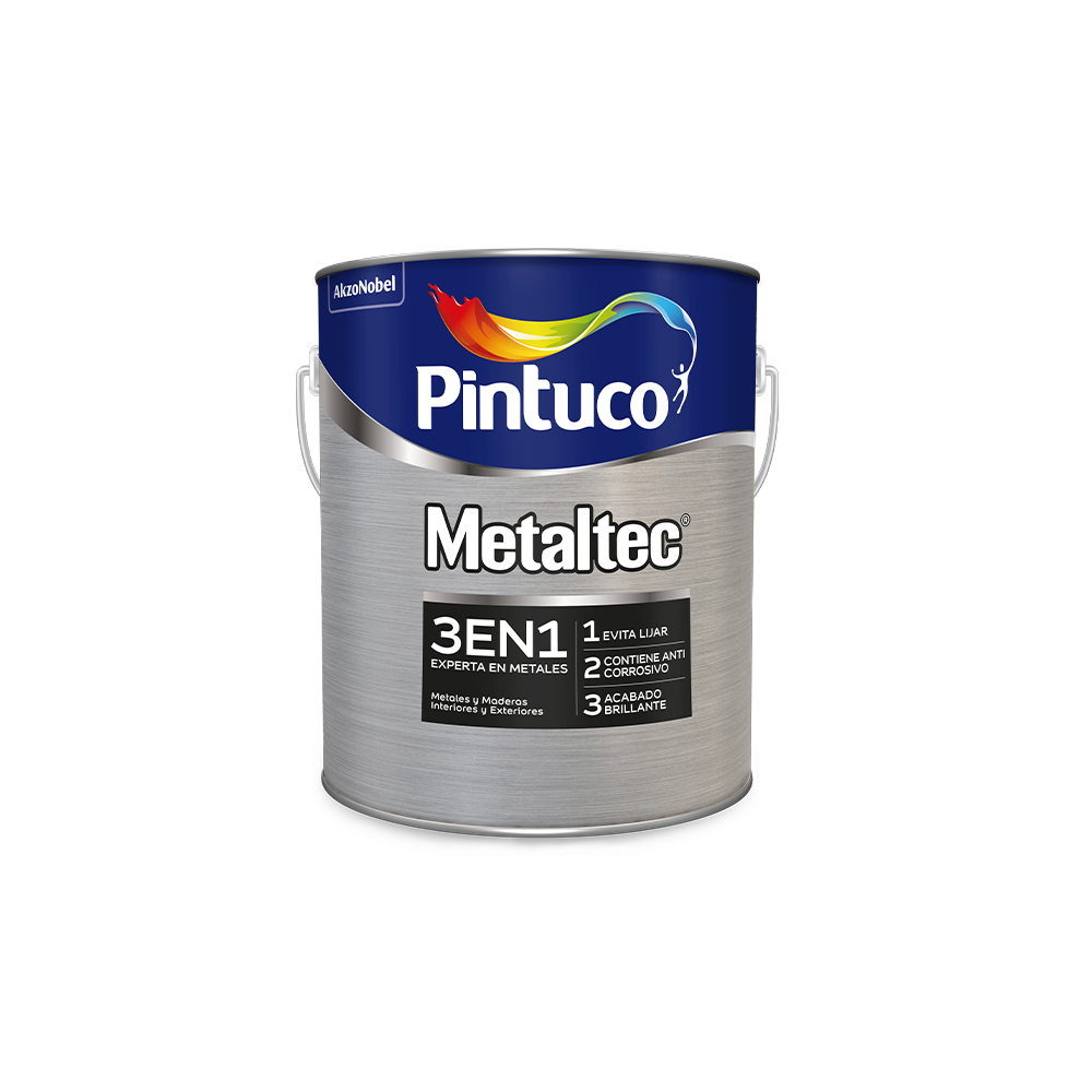 [A14715] Metaltec 3en1 Pintuco Base White 1 gl (3.785l)