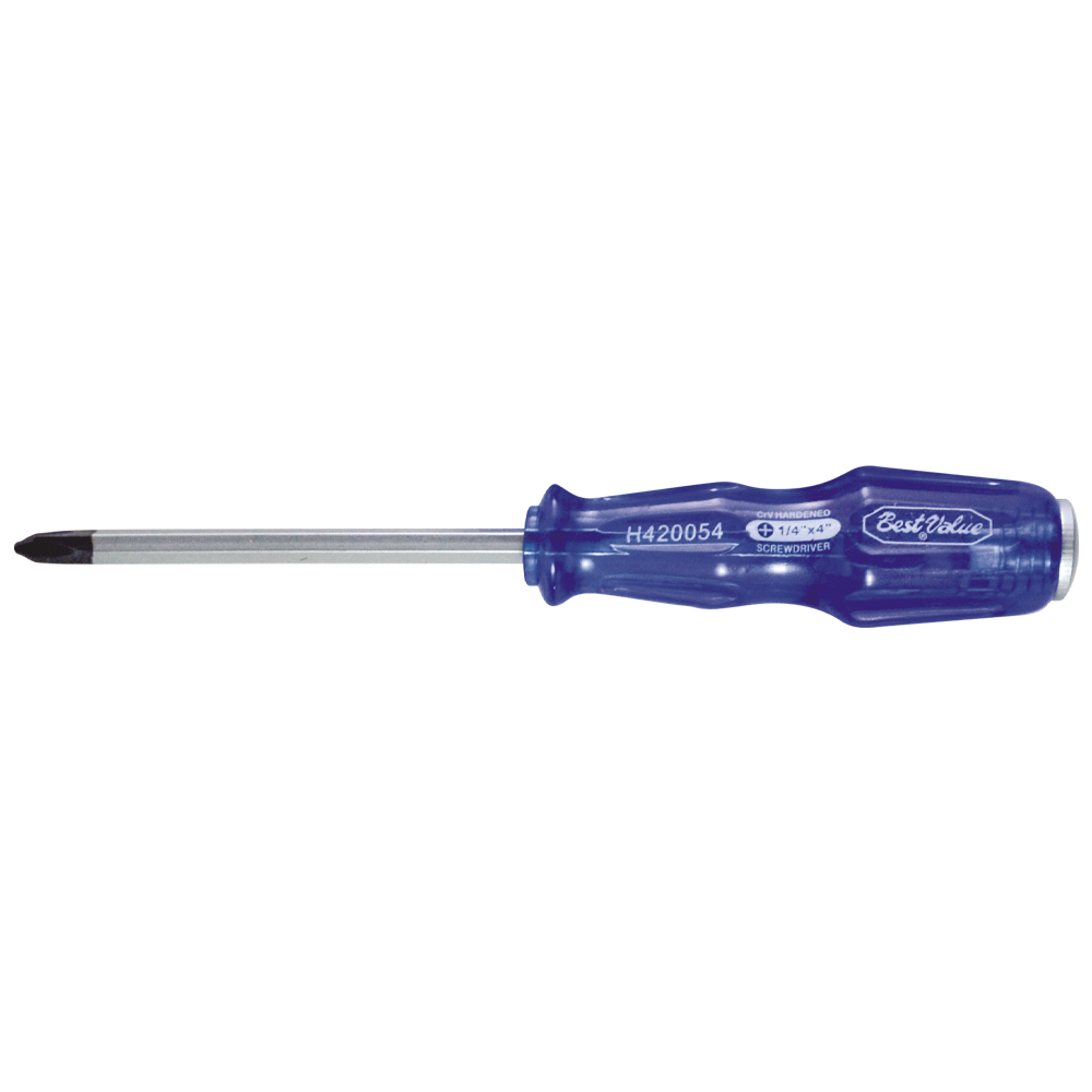 [H420054] Destornillador M/azul (+) #2 X 4. Cromo Vanadio. 4
