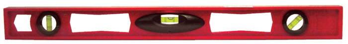 [H420212] Nivel Plastico De 24. Rojo. 24